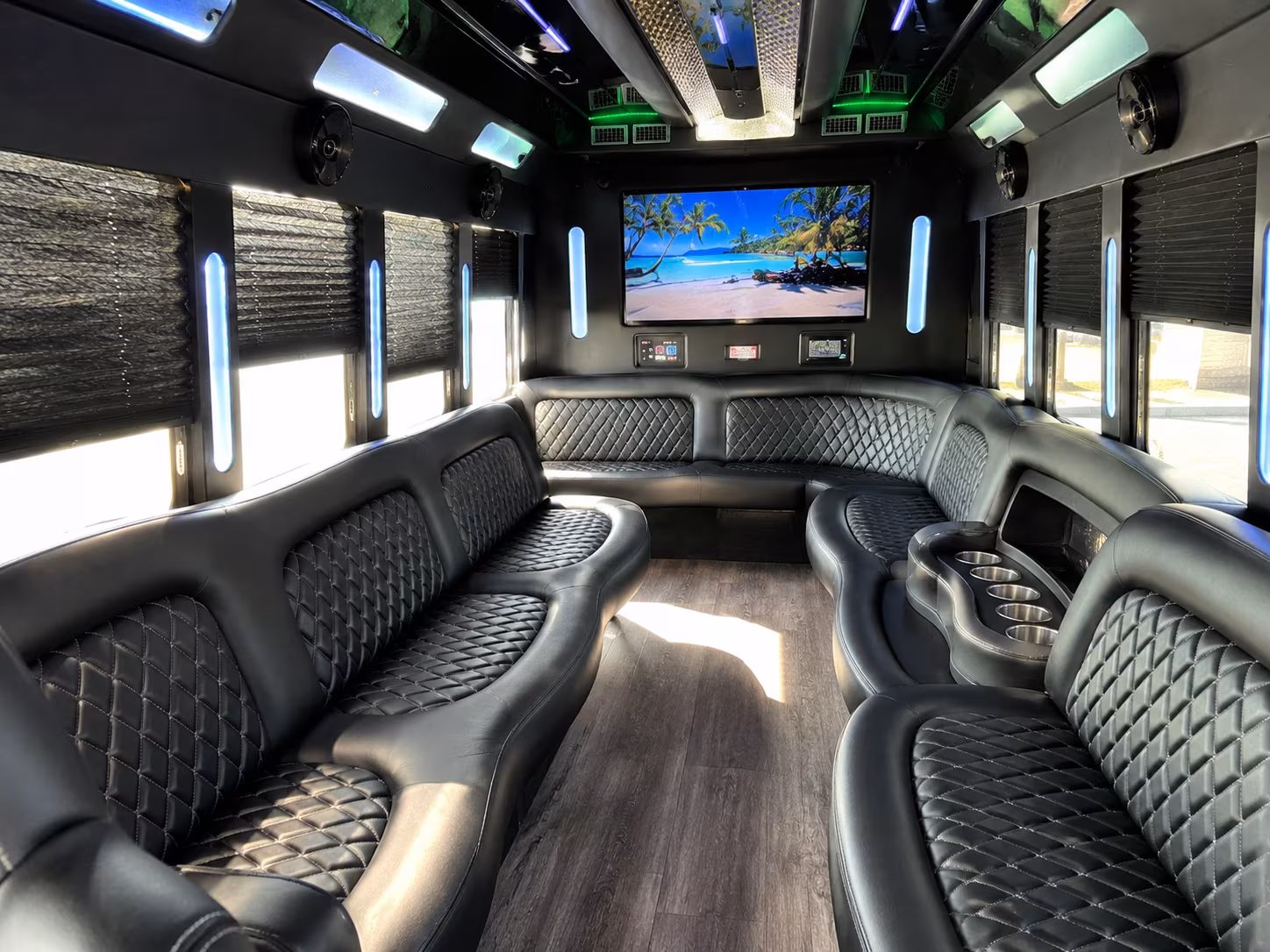 buses for weddings at north las vegas venues and the surrounding valley