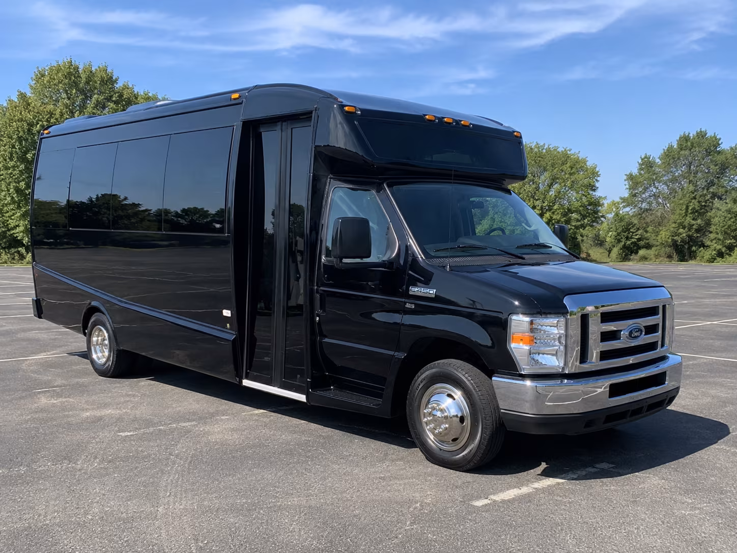 employee shuttle buses for abilene companies and campus commuters