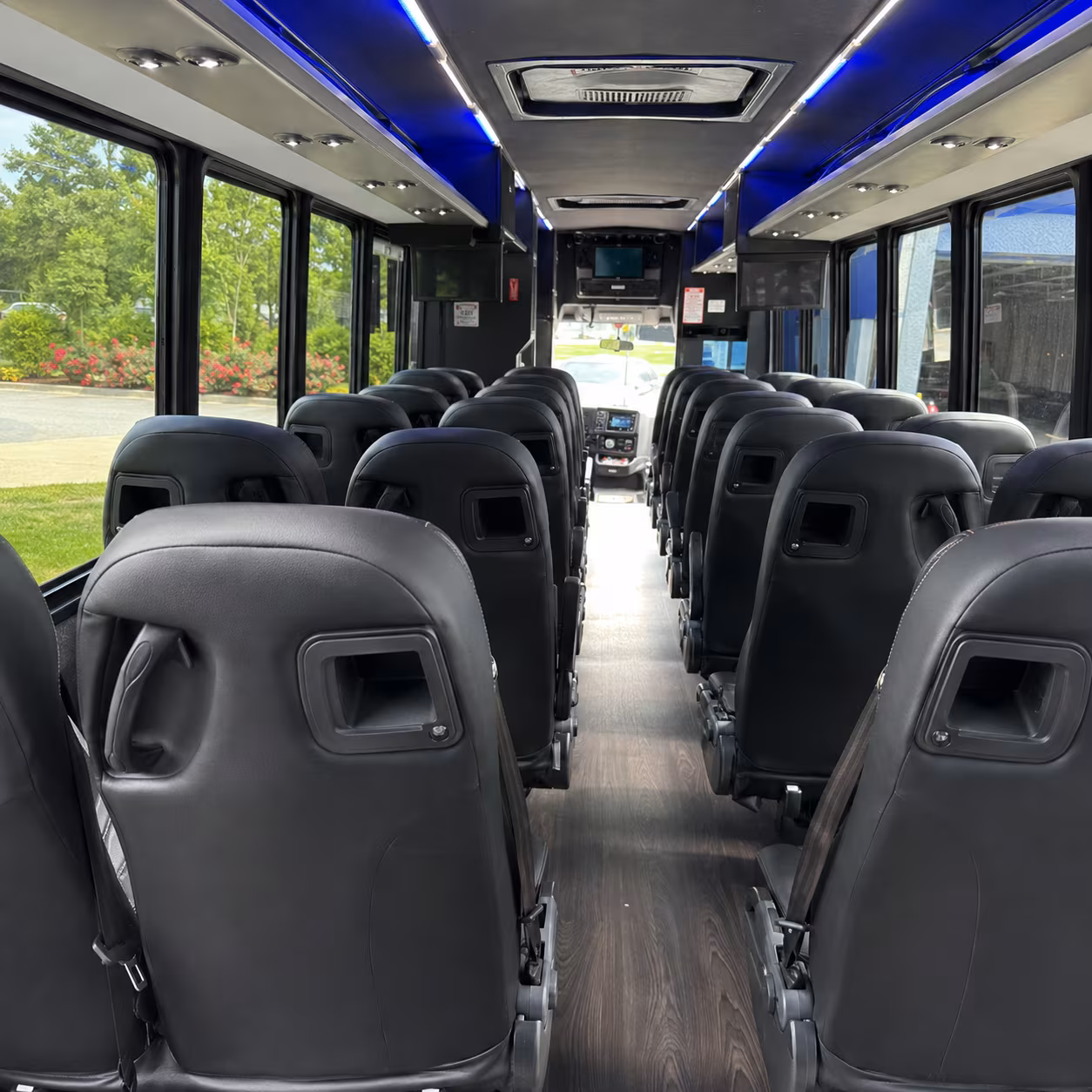 north las vegas 25 passenger minibus inside