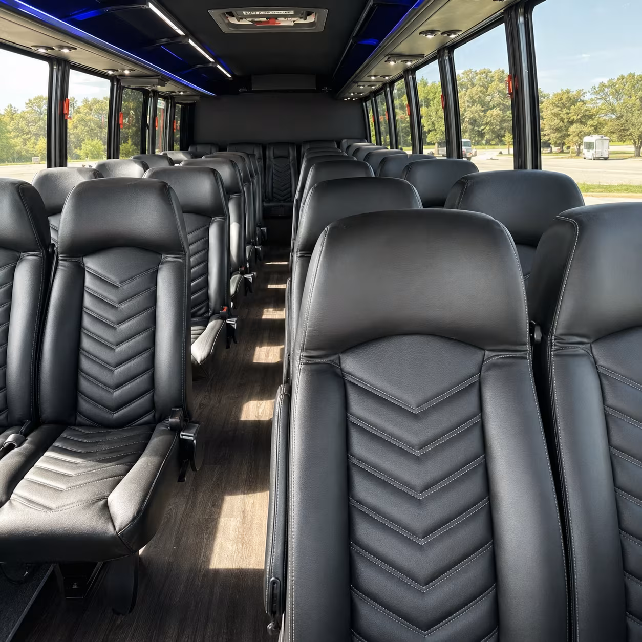 north las vegas 30 passenger minibus interior