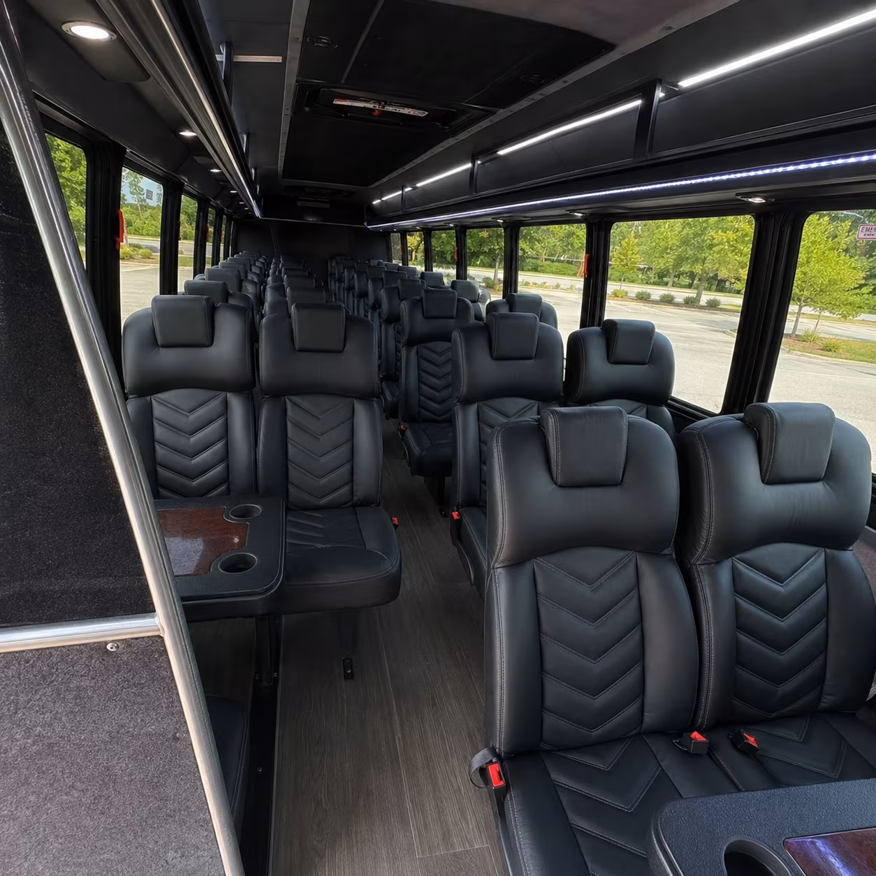 north las vegas 35 passenger minibus inside