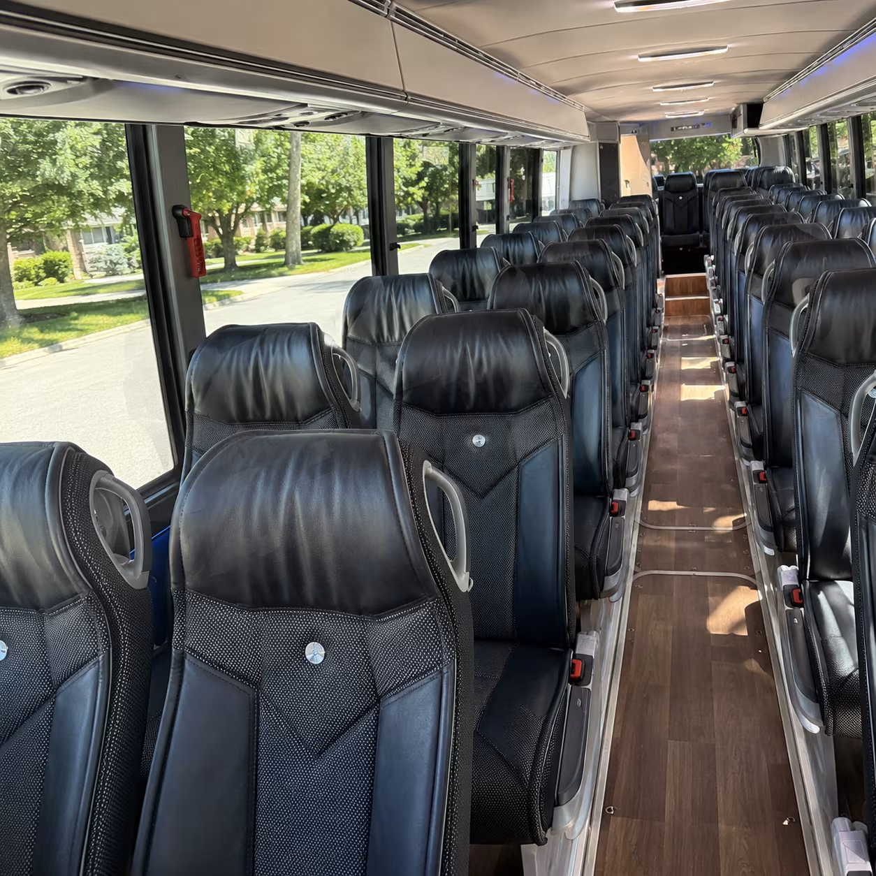 north las vegas 40 passenger charter bus inside