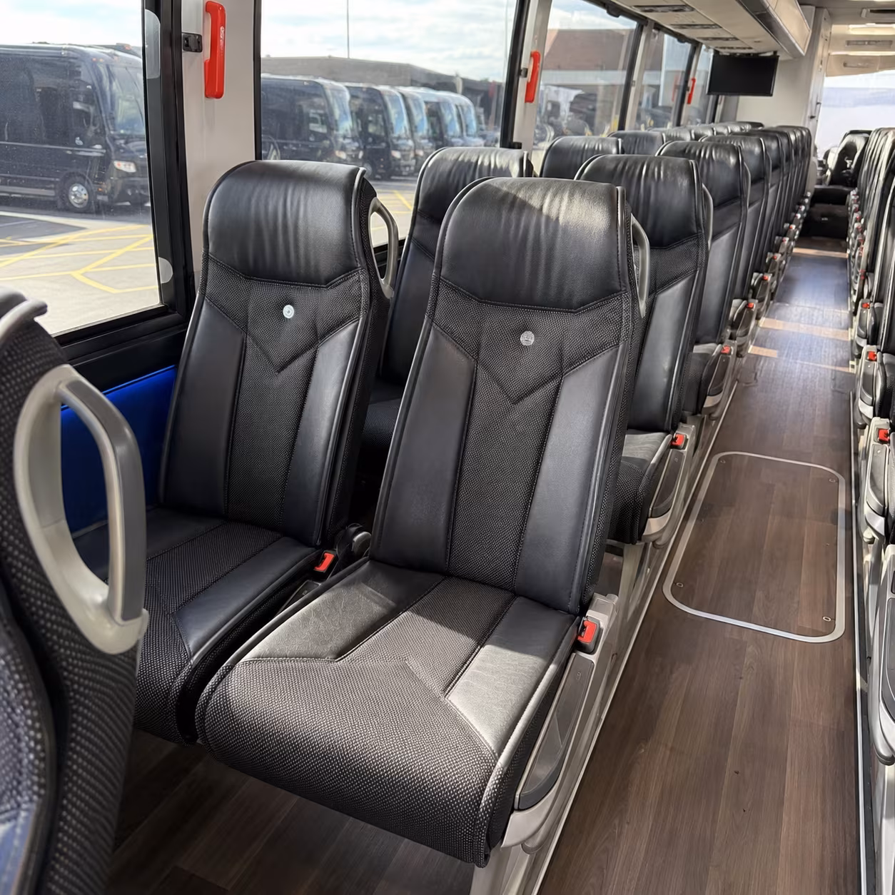 north las vegas 40 passenger charter bus interior