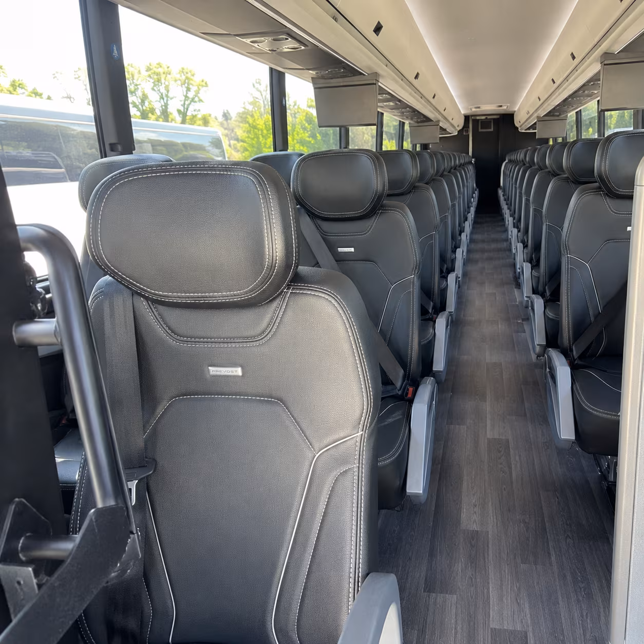 north las vegas 47 passenger charter bus interior