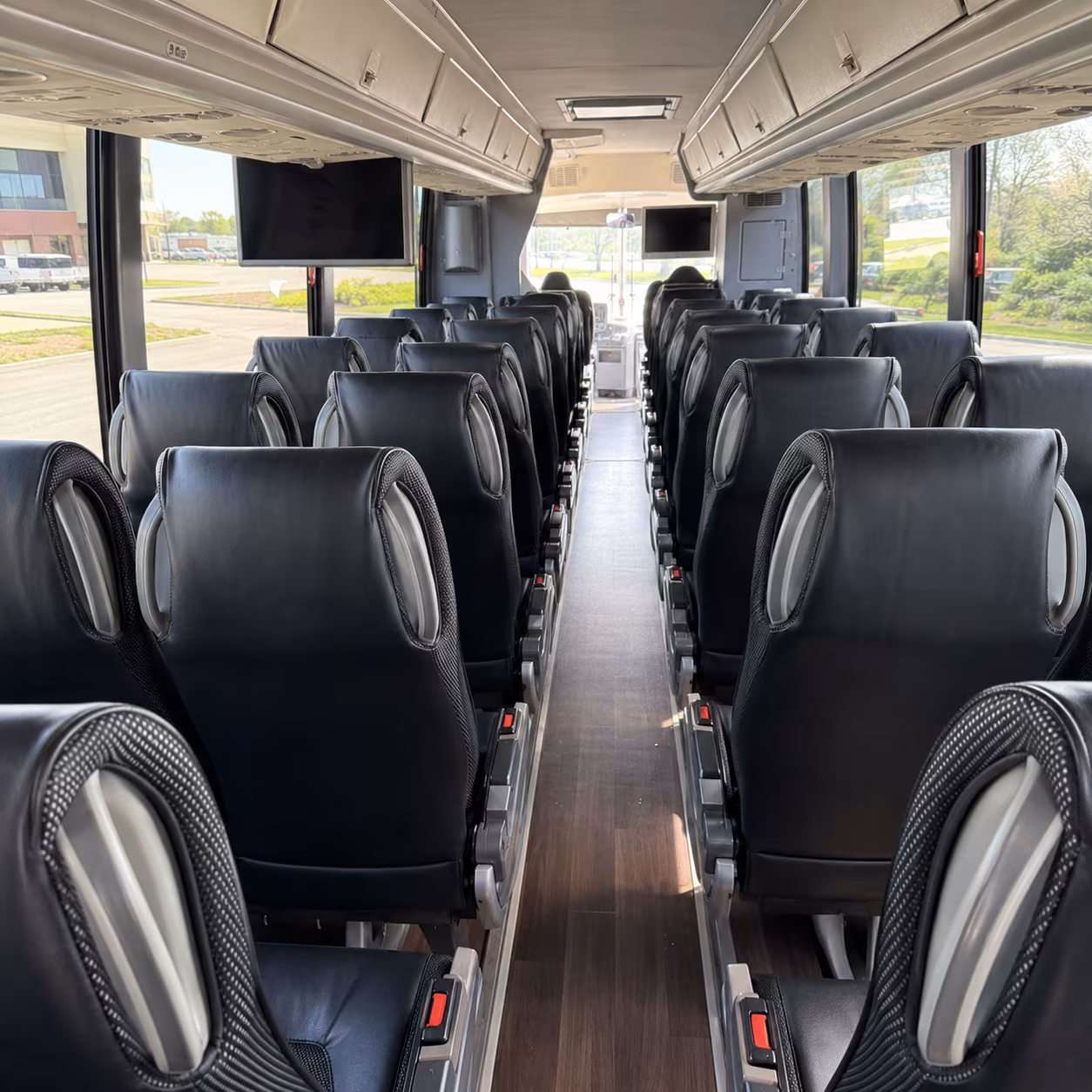 north las vegas 56 passenger charter bus inside