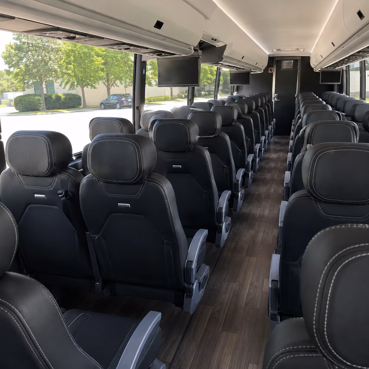 north las vegas 56 passenger charter bus interior