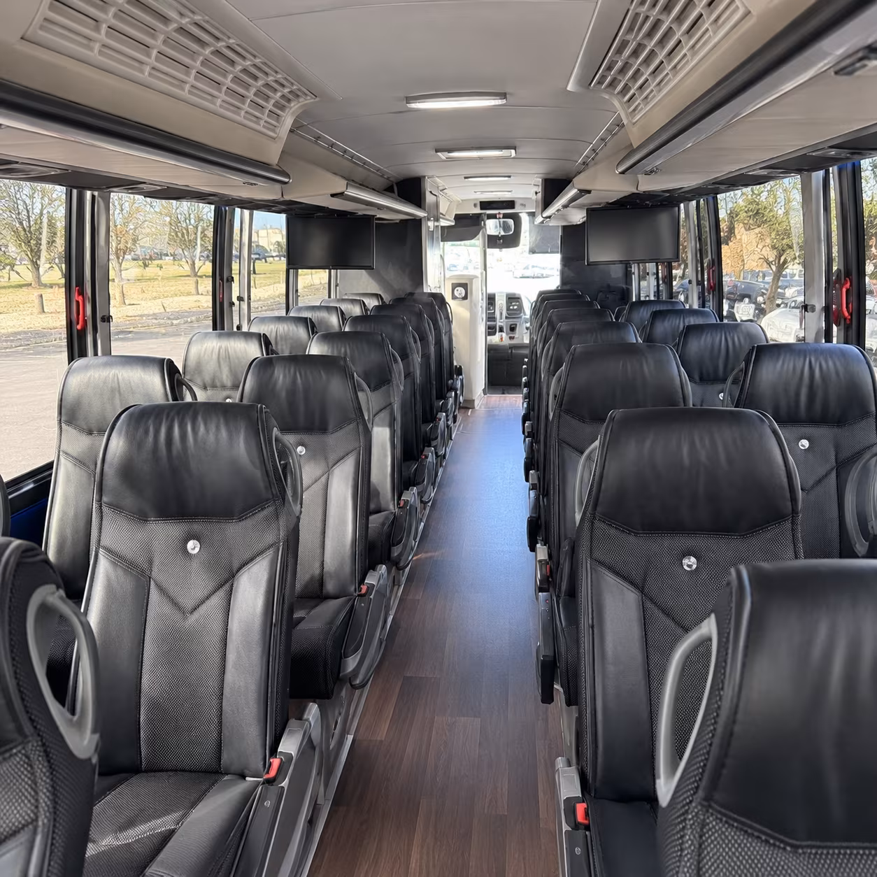 north las vegas charter bus inside