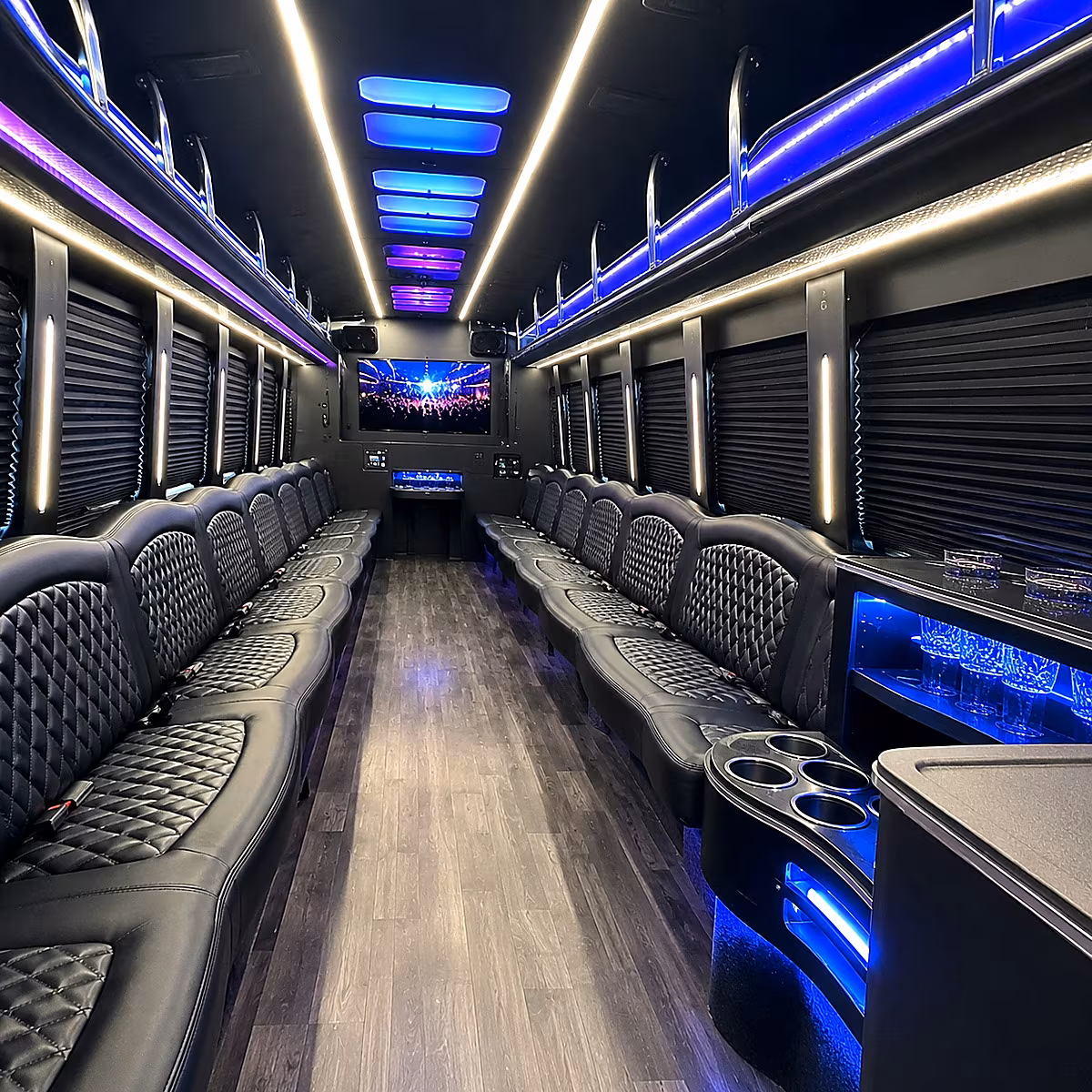 north las vegas party bus inside