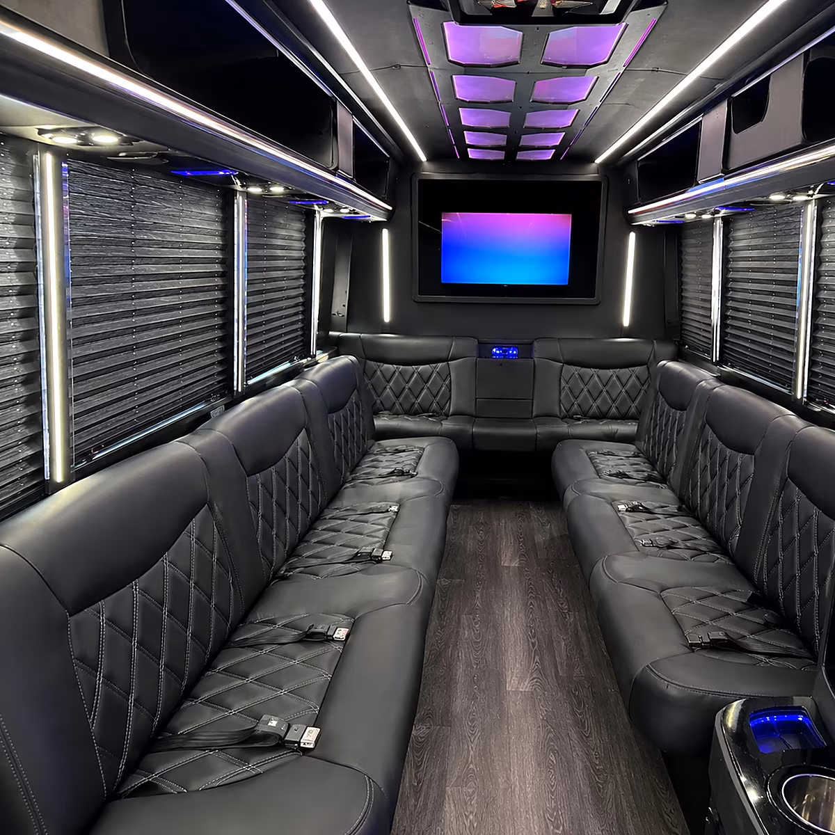 north las vegas party bus interior