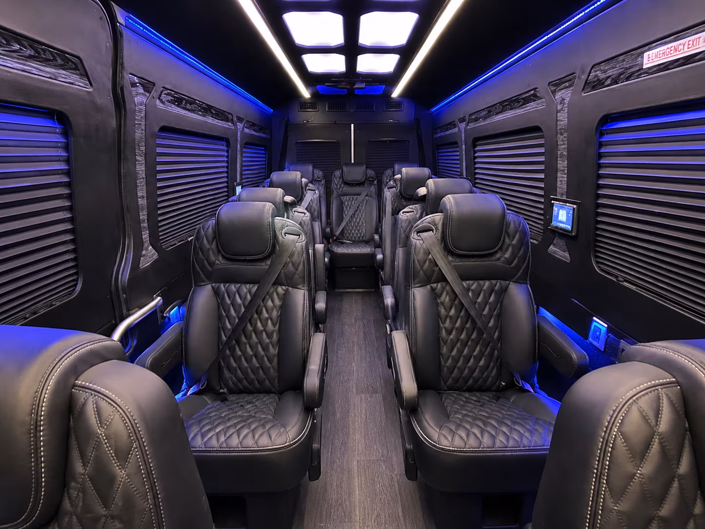 north las vegas sprinter van with driver inside